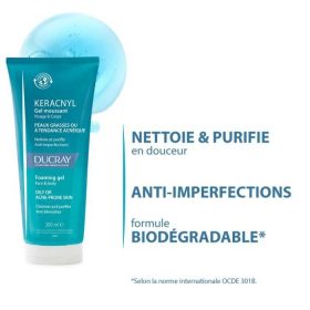 DUCRAY KERACNYL GEL MOUSSANT 200 ML<span class="format-sus"><b>Format :</b>200 ml</span>