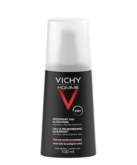 VICHY HOMME DÉODORANT VAPORISATEUR ULTRA-FRAIS 100 ML