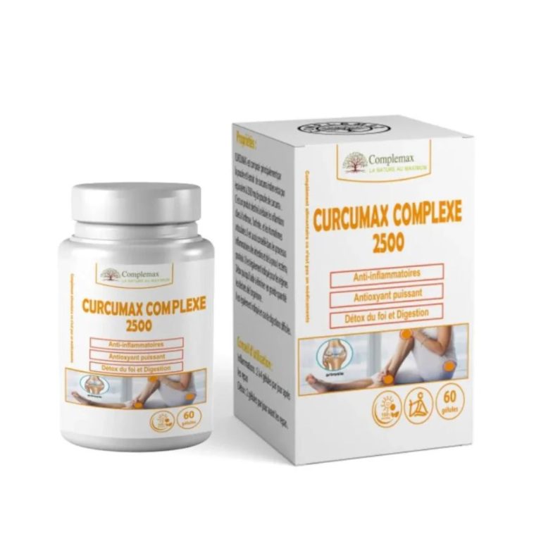 COMPLEMAX CURCUMAX COMPLEXE 2500<span class="format-sus"><b>Format :</b>60 gélules</span>