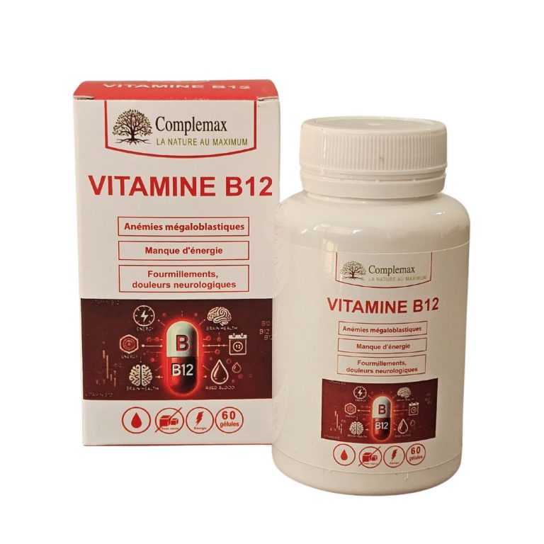 COMPLEMAX VITAMINE B12<span class="format-sus"><b>Format :</b>60 gélules</span>