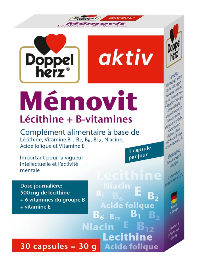 DOPPELHERZ MÉMOVIT<span class="format-sus"><b>Format :</b>30 capsules</span>