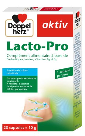 DOPPELHERZ AKTIV LACTO-PRO<span class="format-sus"><b>Format :</b>20 gélules</span>