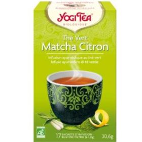 YOGI TEA  INFUSION MATCHA LEMON 17S<span class="format-sus"><b>Format :</b>17 S</span>