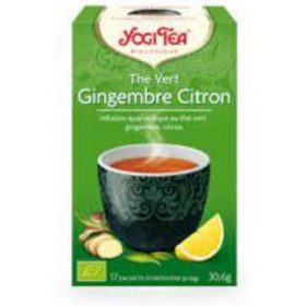 YOGI TEA  INFUSION THE VERT GINGEMBRE CITRON<span class="format-sus"><b>Format :</b>17 S</span>