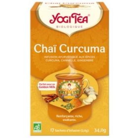 YOGI TEA  INFUSION CHAI CURCUMA<span class="format-sus"><b>Format :</b>17 S</span>