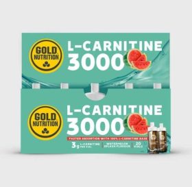GOLD NUTRITION  GOLD L-CARNITINE LIQUIDE 3000 MG (20 AMPOULES)  - PASTEQUE<span class="format-sus"><b>Format :</b>20 AMP</span>