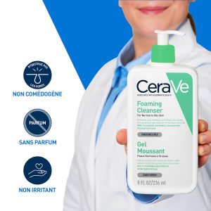 CERAVE GEL MOUSSANT NETTOYANT 236 ML | LABELPARA.MA