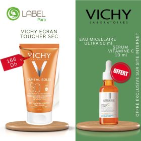 Vichy Capital Soleil Émulsion Anti-Brillance Toucher Sec SPF50 Peau Sensible Mixte à Grasse | 50ml<span class="format-sus"><b>Format :</b>50 ml</span>