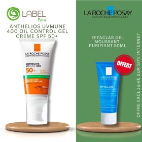 LA ROCHE-POSAY ANTHELIOS MATIFIANTE UVMUNE 400 INVISIBLE + EFFACLAR 50ML<span class="format-sus"><b>Format :</b>48 ml</span>