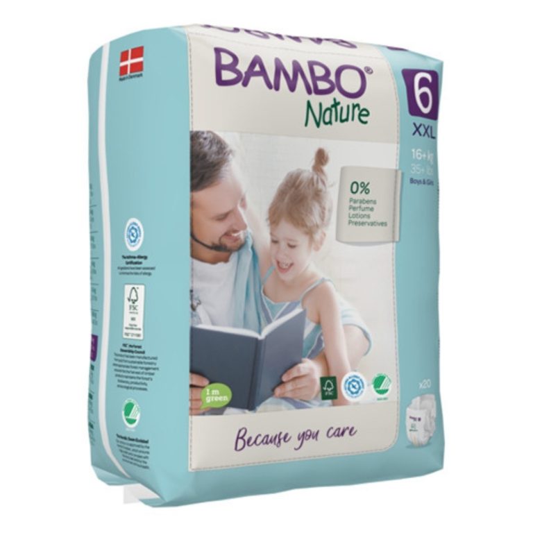 Bambo Nature Couches N°6 XXL 16+Kg – 40u<span class="format-sus"><b>Format :</b>40u</span>