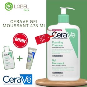 CERAVE GEL MOUSSANT NETTOYANT 473 ML