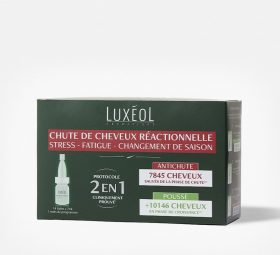 LUXEOL CHUTE DE CHEVEUX REACTIONNELLE 2EN1<span class="format-sus"><b>Format :</b>14 fioles</span>