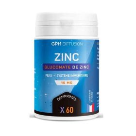 GPH GLUCONATE ZINC<span class="format-sus"><b>Format :</b>60 comprimés</span>