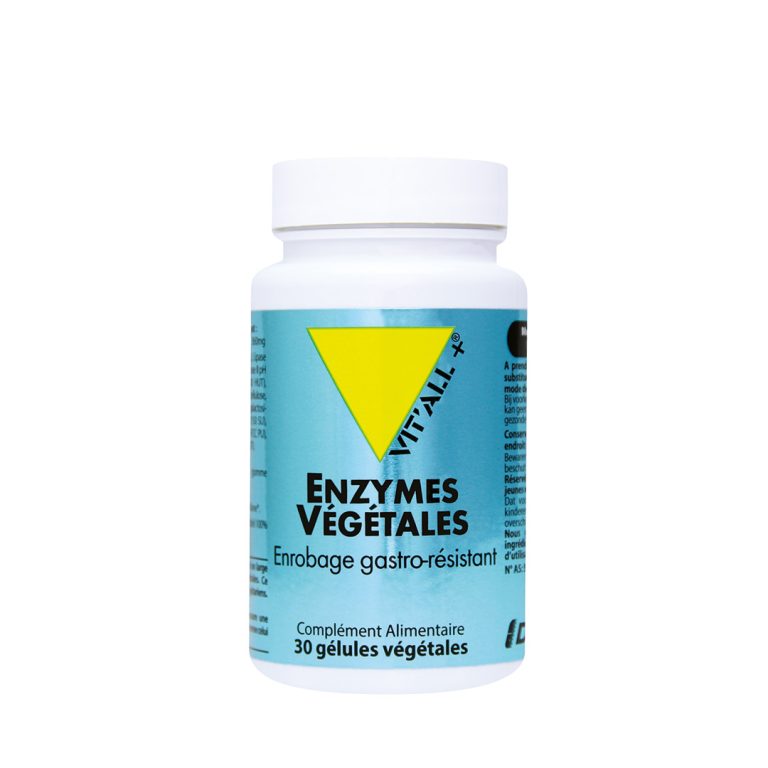 VITALL+ ENZYMES VEGETALES<span class="format-sus"><b>Format :</b>30 gélules</span>
