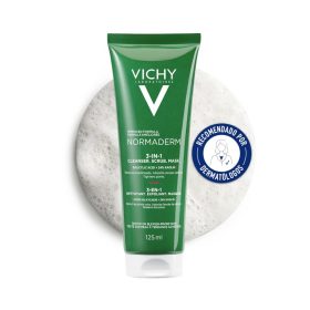 VICHY NORMADERM 3 EN 1 EXFOLIANT + NETTOYANT + MASQUE 125 ML<span class="format-sus"><b>Format :</b>125 ml</span>