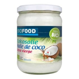 BIOFOOD HUILE DE COCO EXTRA VIERGE 500 ML<span class="format-sus"><b>Format :</b>500 ml</span>