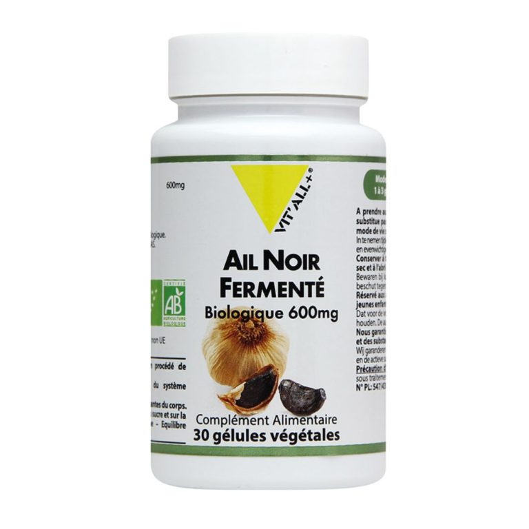 VITALL+ AIL NOIR FERMENTE BIO 30GEL<span class="format-sus"><b>Format :</b>30 gélules</span>