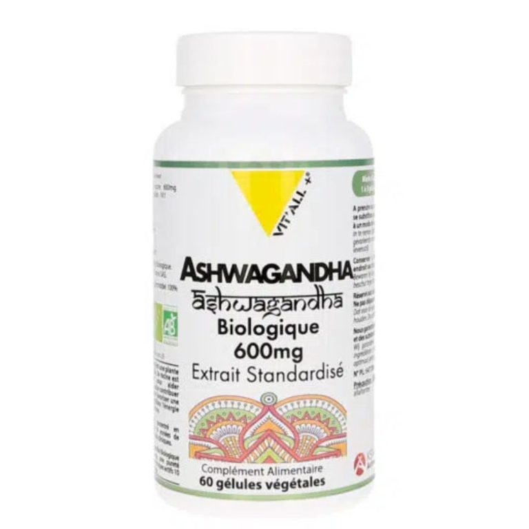 VITALL+ ASHWAGANDHA BIO<span class="format-sus"><b>Format :</b>60 gélules</span>