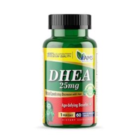 AMS DHEA 25 MG 60 CAPSULES<span class="format-sus"><b>Format :</b>60 capsules</span>