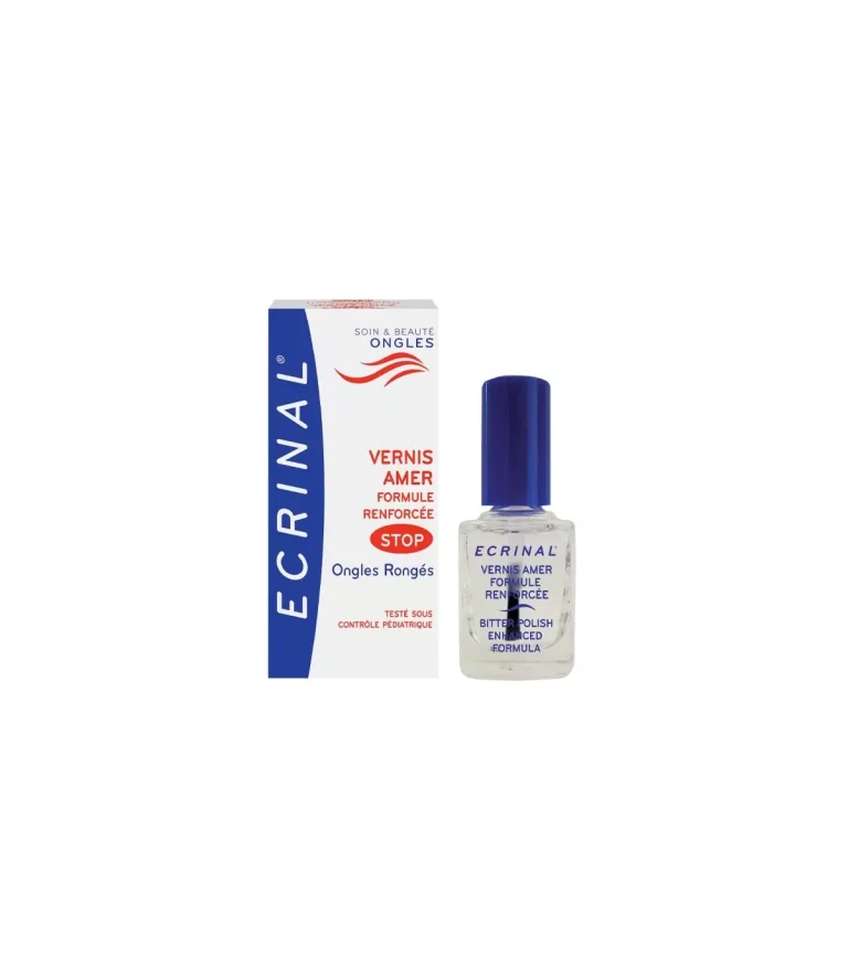 ECRINAL VERNIS AMER 10 ML ONGLES RONGÉS<span class="format-sus"><b>Format :</b>10 ml</span>