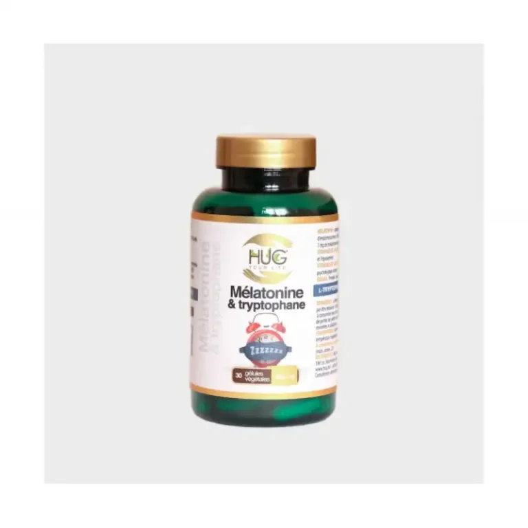 HUG YOUR LIFE MELATONINE ET TRYPTOPHANE B30 GELULES<span class="format-sus"><b>Format :</b>30 gélules</span>