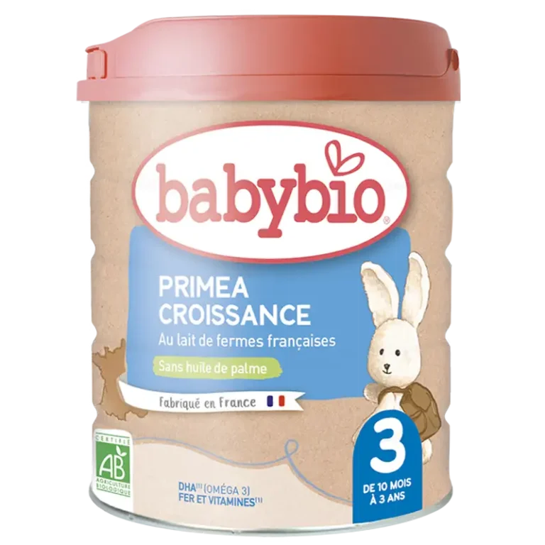 BABYBIO PRIMEA CROISSANCE lait infantile bio 3ème âge | 800 G<span class="format-sus"><b>Format :</b>800 gr</span>