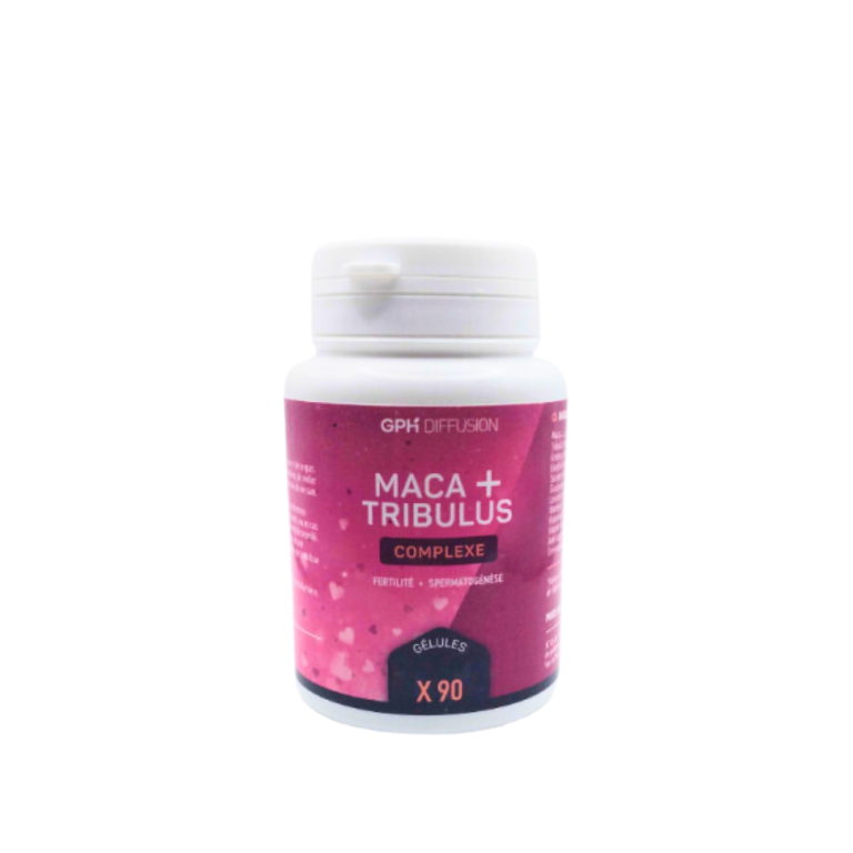 GPH Maca+ Tribulus Complexe Fertilité & Spermatogénèse – 90 Gélules<span class="format-sus"><b>Format :</b>90 gélules</span>
