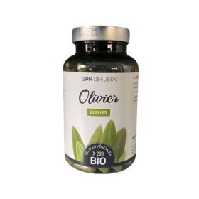 GPH Olivier feuille biologique 200 mg 200 GELULES<span class="format-sus"><b>Format :</b>200 gélules</span>