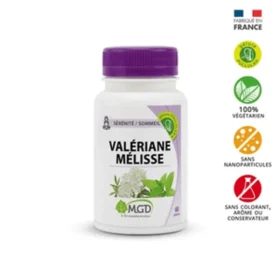 MGD Valériane Mélisse 60 Gélules<span class="format-sus"><b>Format :</b>60 gélules</span>