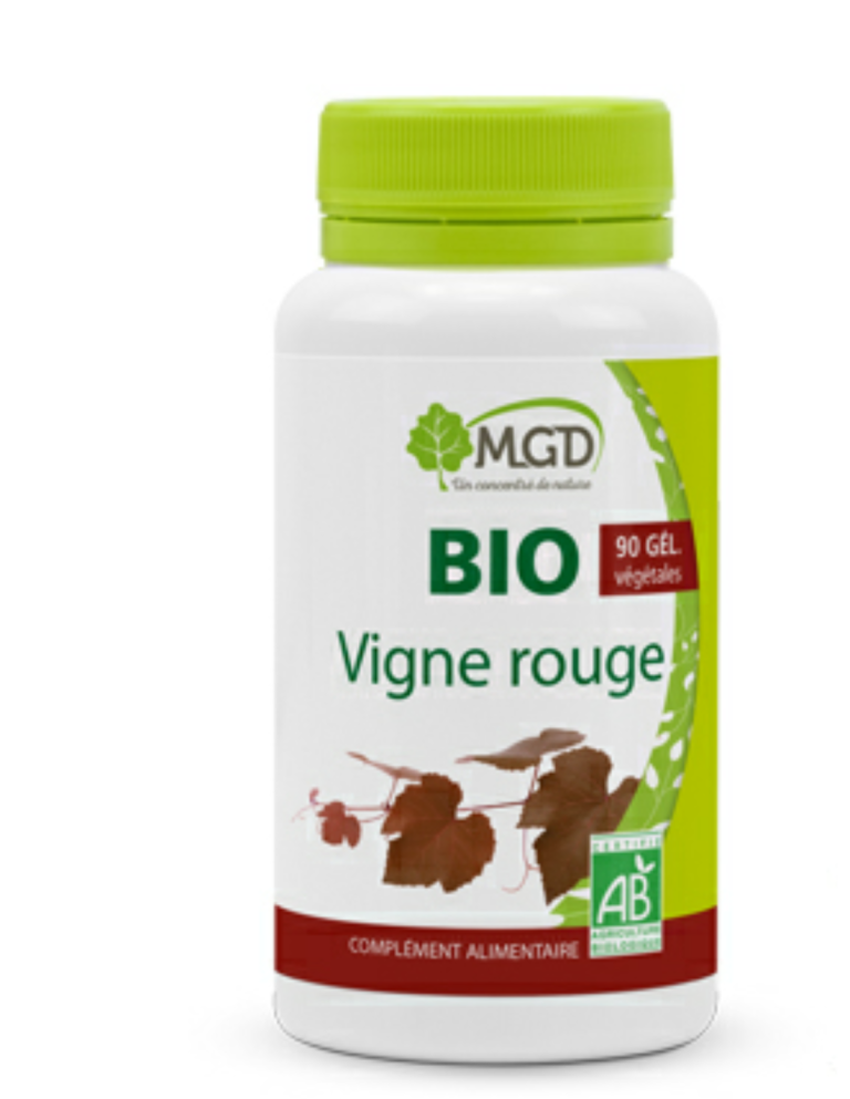 MGD Vigne Rouge 90 Gélules<span class="format-sus"><b>Format :</b>90 gélules</span>