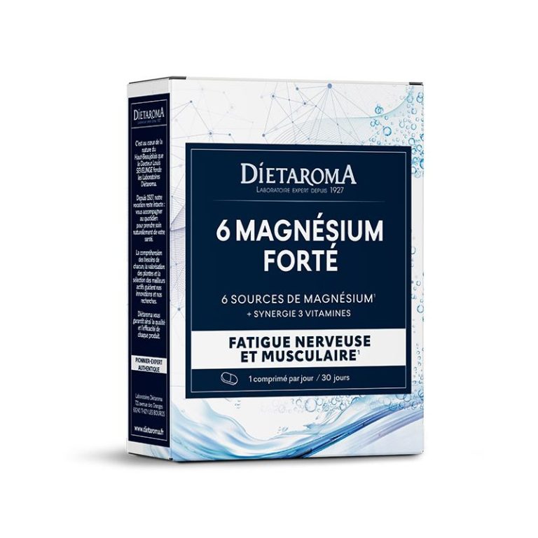 DIETAROMA 6 Magnésium Forté<span class="format-sus"><b>Format :</b>30 comprimés</span>