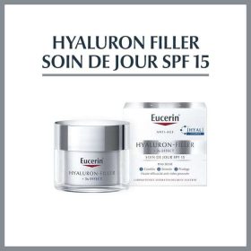 EUCERIN HYALURON FILLER 3* EFFECT SOIN DE JOUR SPF 15 PEAU SECHE<span class="format-sus"><b>Format :</b>50 ml</span>