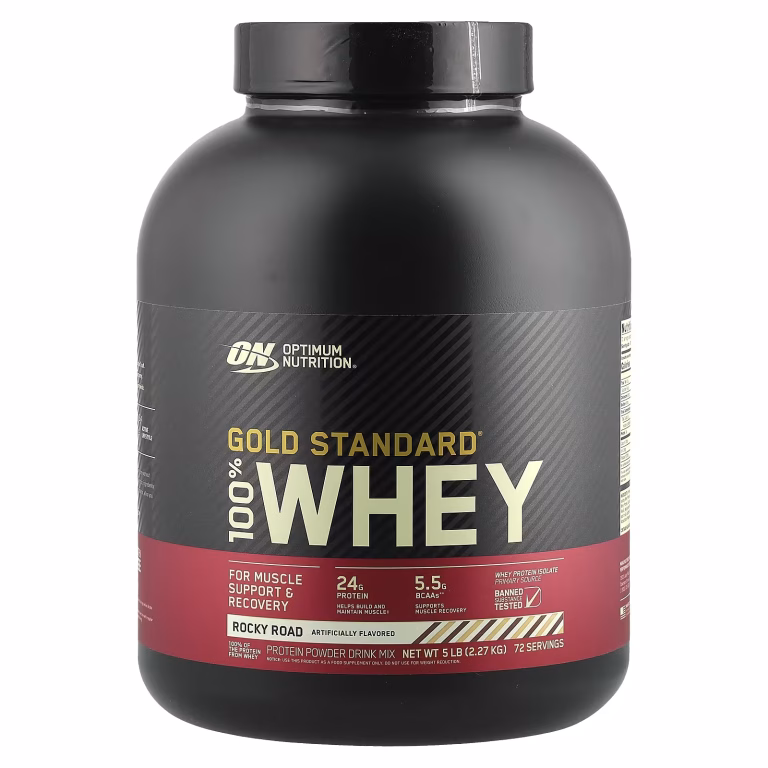 OPTIMUM NUTRITION GOLD STANDARD 100% Whey Protein Powder, Rocky Road<span class="format-sus"><b>Format :</b>2.3 KG</span>